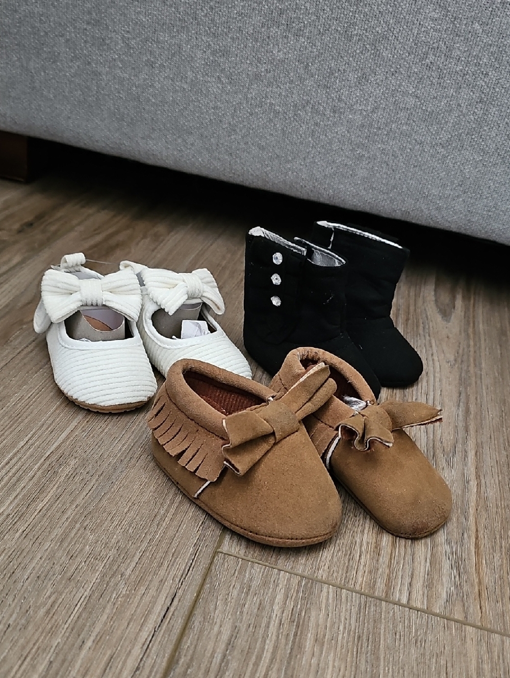 Baby Girl Dress Shoes Lot Size 1 Boots Flats Dress Shoes Moccasin
